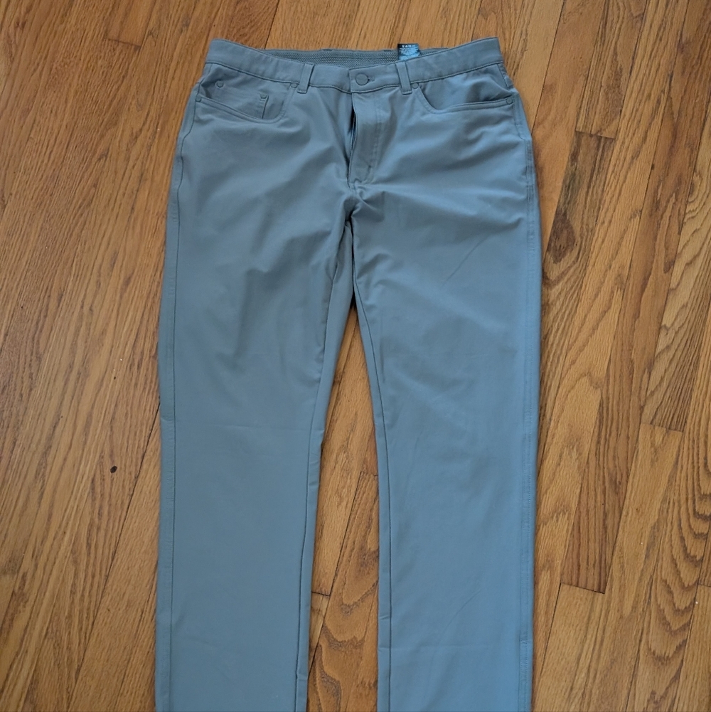 Greg Norman Collection Slate Blue Stretch Chino Pants